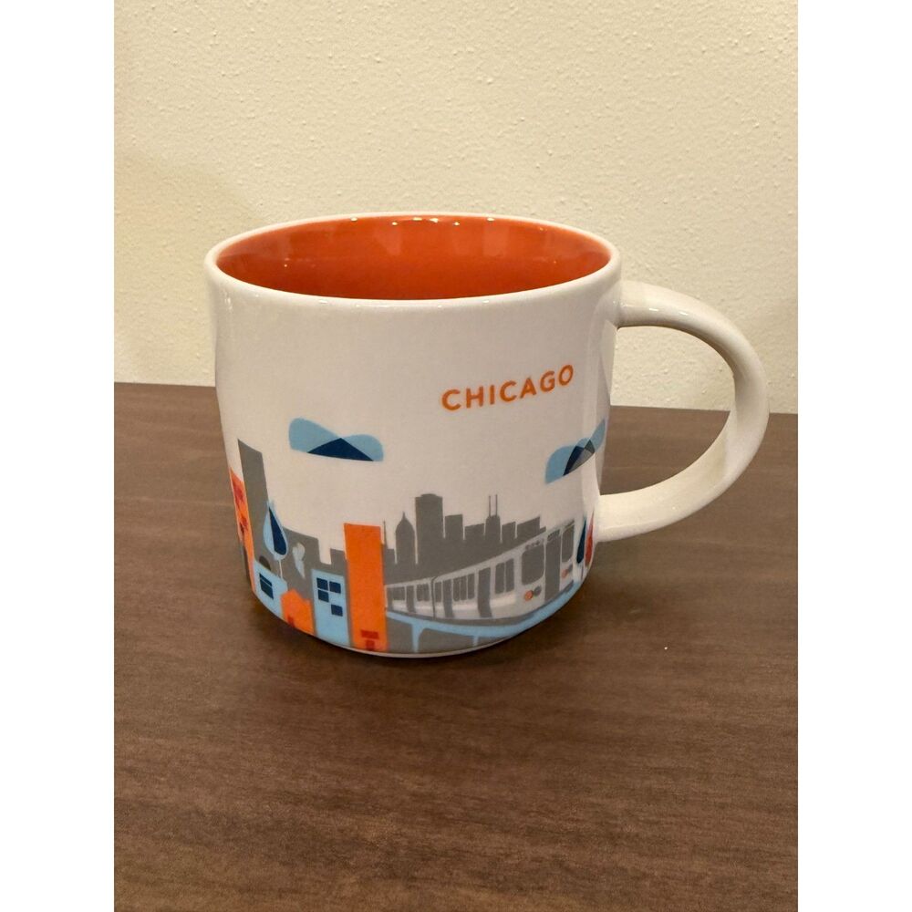Starbucks - CHICAGO- Been There You Are Here Series - Coffee Mug 14oz Circa 2014